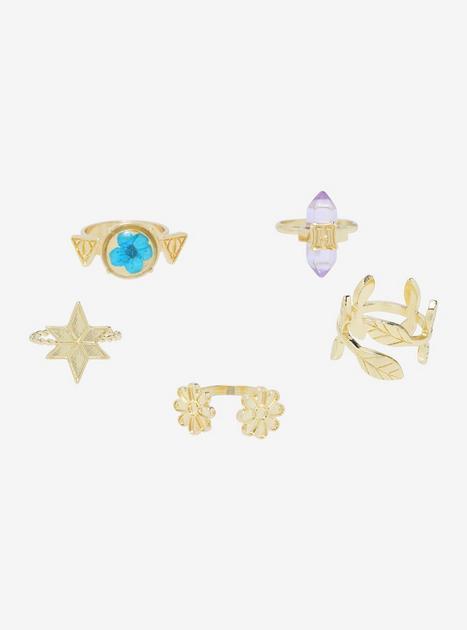 Harry Potter Crystal Floral Ring Set | Hot Topic