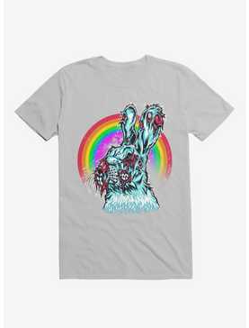 Zombie Blood Rainbow Rabbit Ice Grey T-Shirt, , hi-res