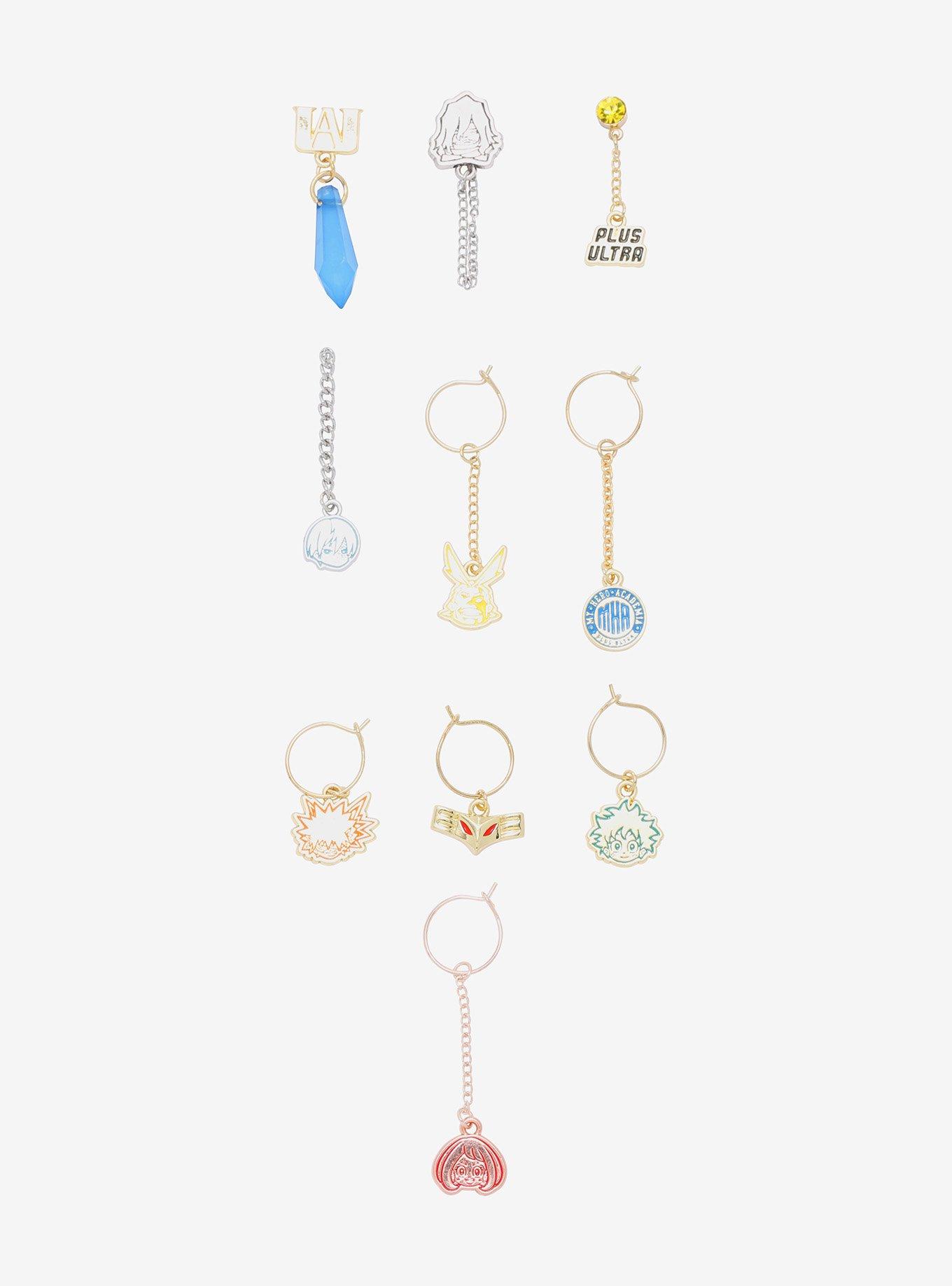 My Hero Academia Character Mismatch Earring Set | Hot Topic
