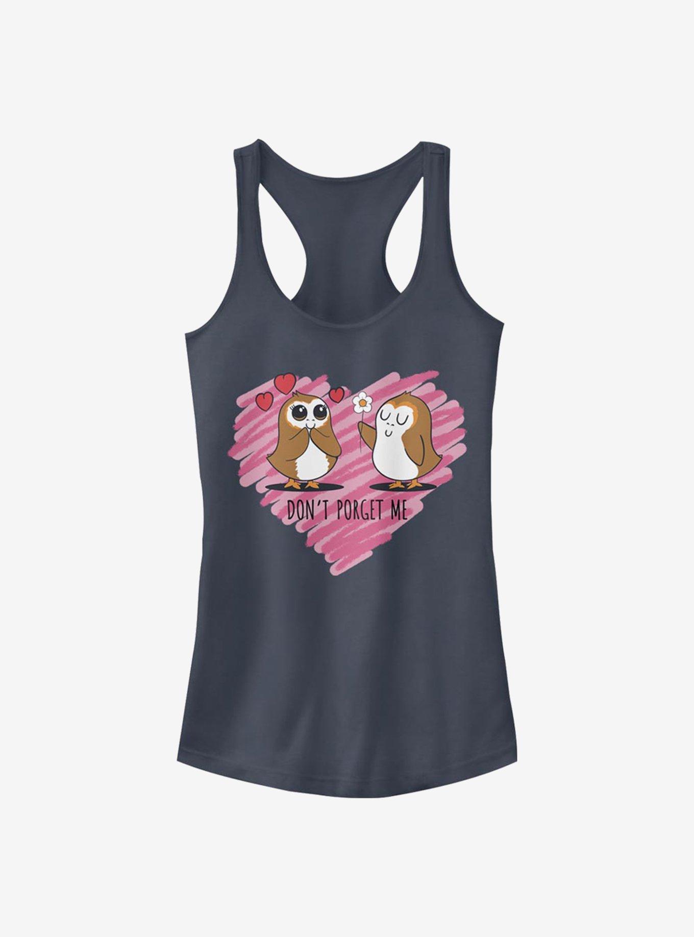 Star Wars Episode VIII The Last Jedi Don't Porget Me Girls Tank, INDIGO, hi-res