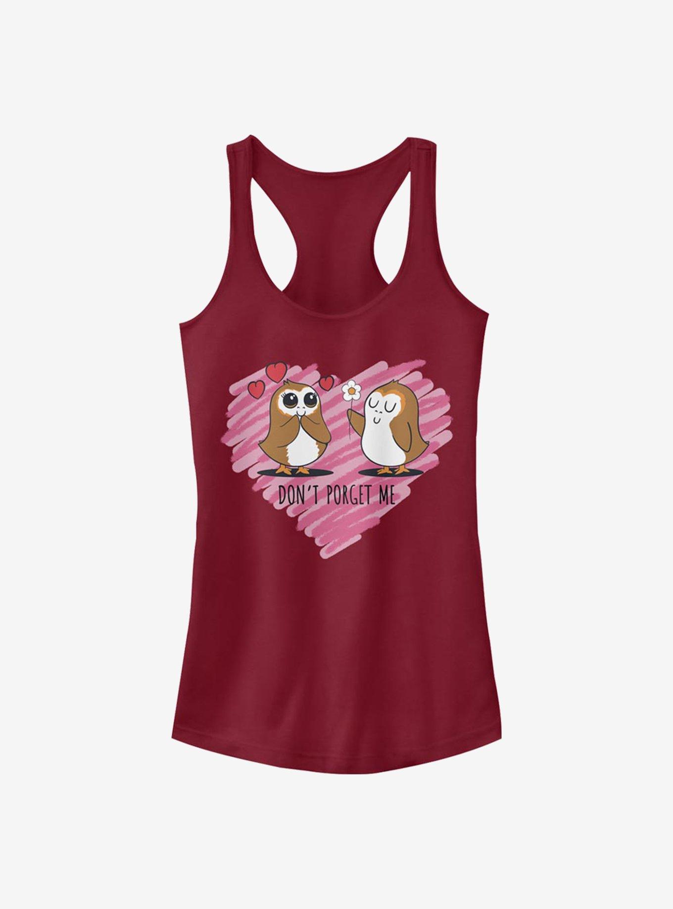 Star Wars Episode VIII The Last Jedi Don't Porget Me Girls Tank, SCARLET, hi-res