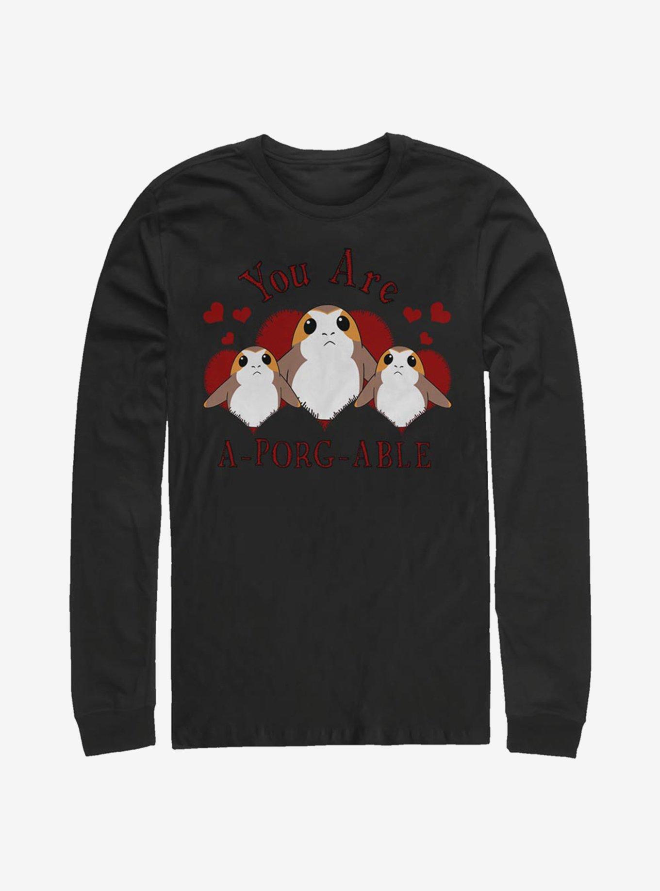 Star Wars Episode VIII The Last Jedi A-Porg-Able Long-Sleeve T-Shirt, , hi-res