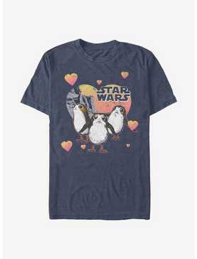 Star Wars Episode VIII The Last Jedi Porg Hearts T-Shirt, , hi-res