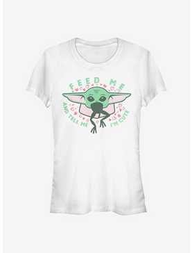 Star Wars The Mandalorian Feed Me And Tell Me I'm Cute The Child Girls T-Shirt, , hi-res