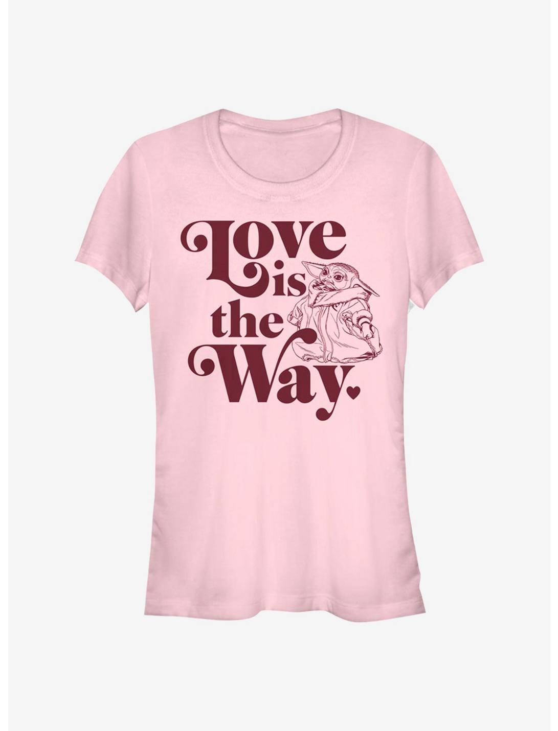 Star Wars The Mandalorian Love Is The Child Girls T-Shirt, LIGHT PINK, hi-res