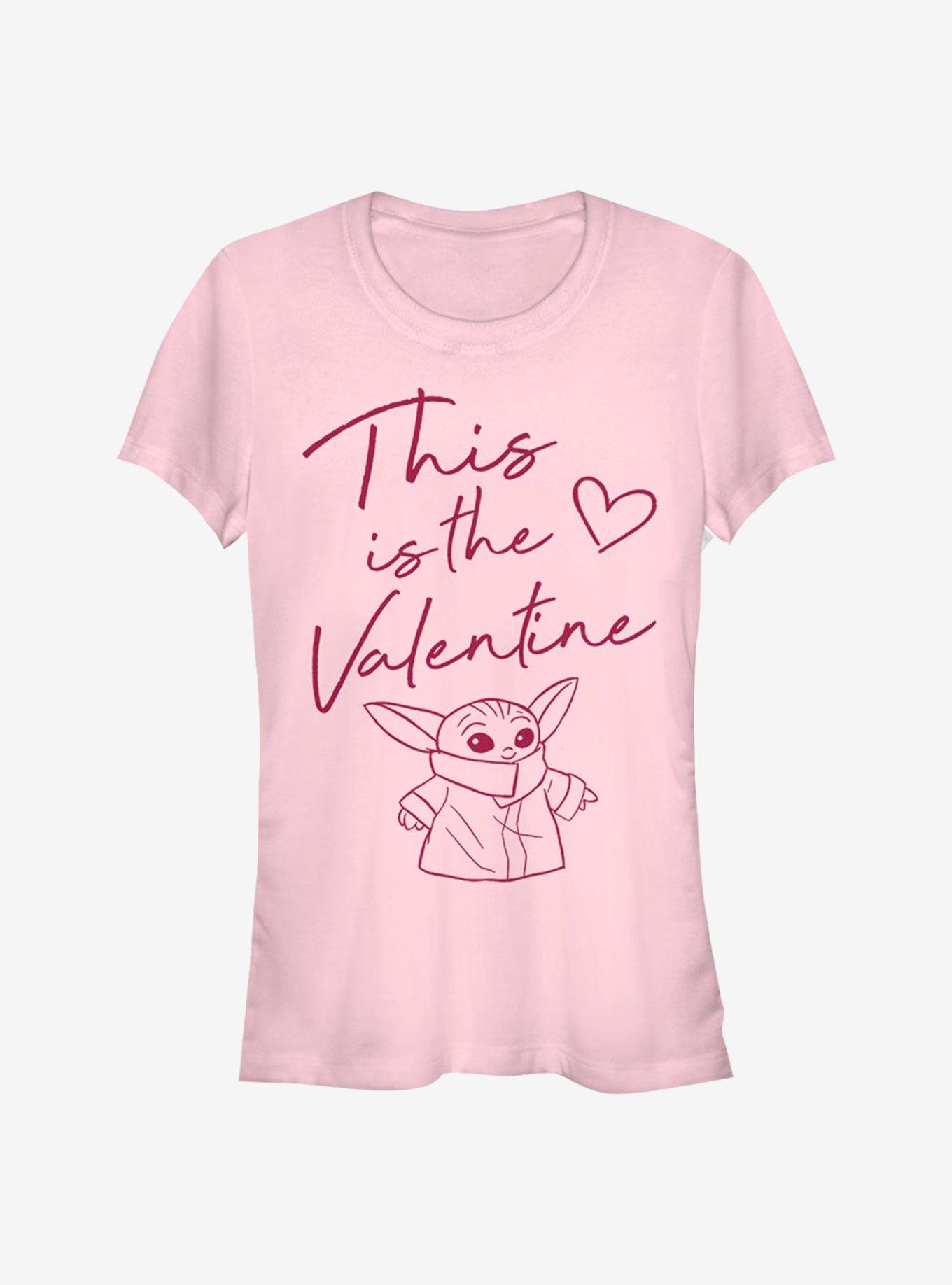Star Wars The Mandalorian This Valentine Child Girls T-Shirt