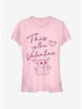 Star Wars The Mandalorian This Valentine The Child Girls T-Shirt, LIGHT PINK, hi-res