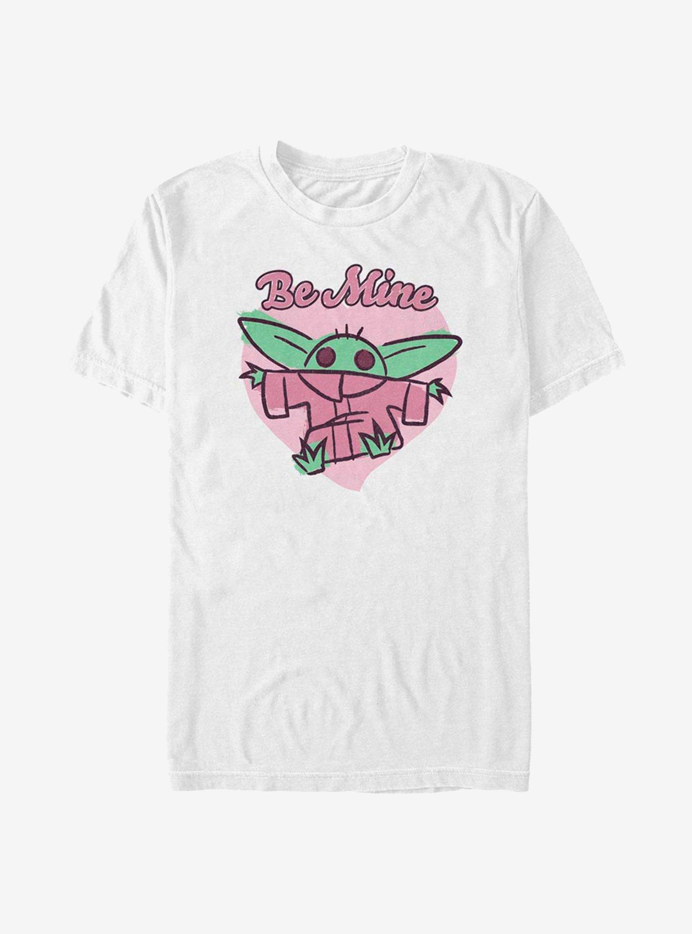 Star Wars The Mandalorian Be Mine The Child T-Shirt, WHITE, hi-res