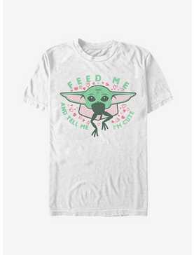 Star Wars The Mandalorian Feed Me And Tell Me I'm Cute The Child T-Shirt, , hi-res