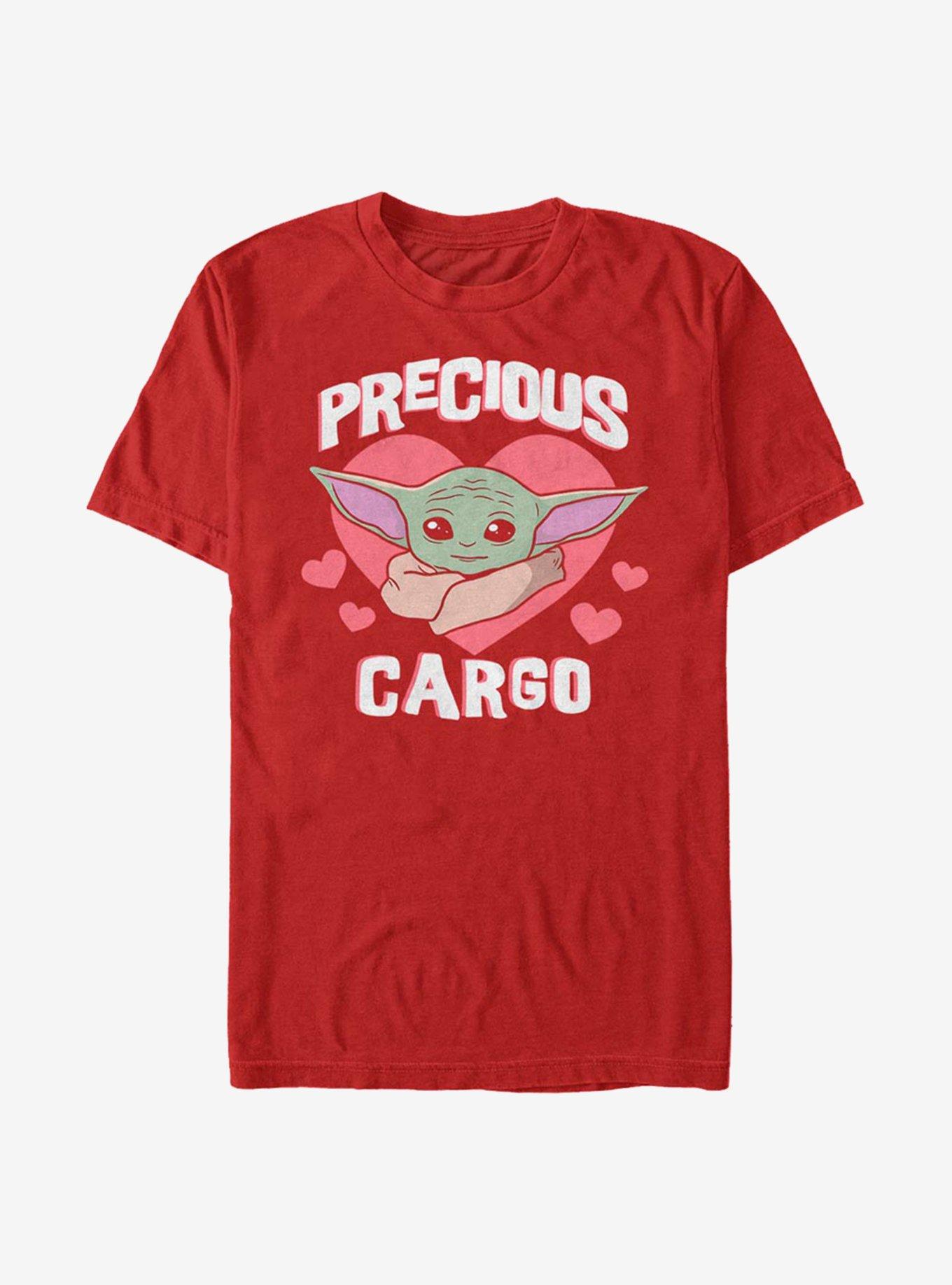 Star Wars The Mandalorian Grogu Precious Cargo Hearts T-Shirt, , hi-res