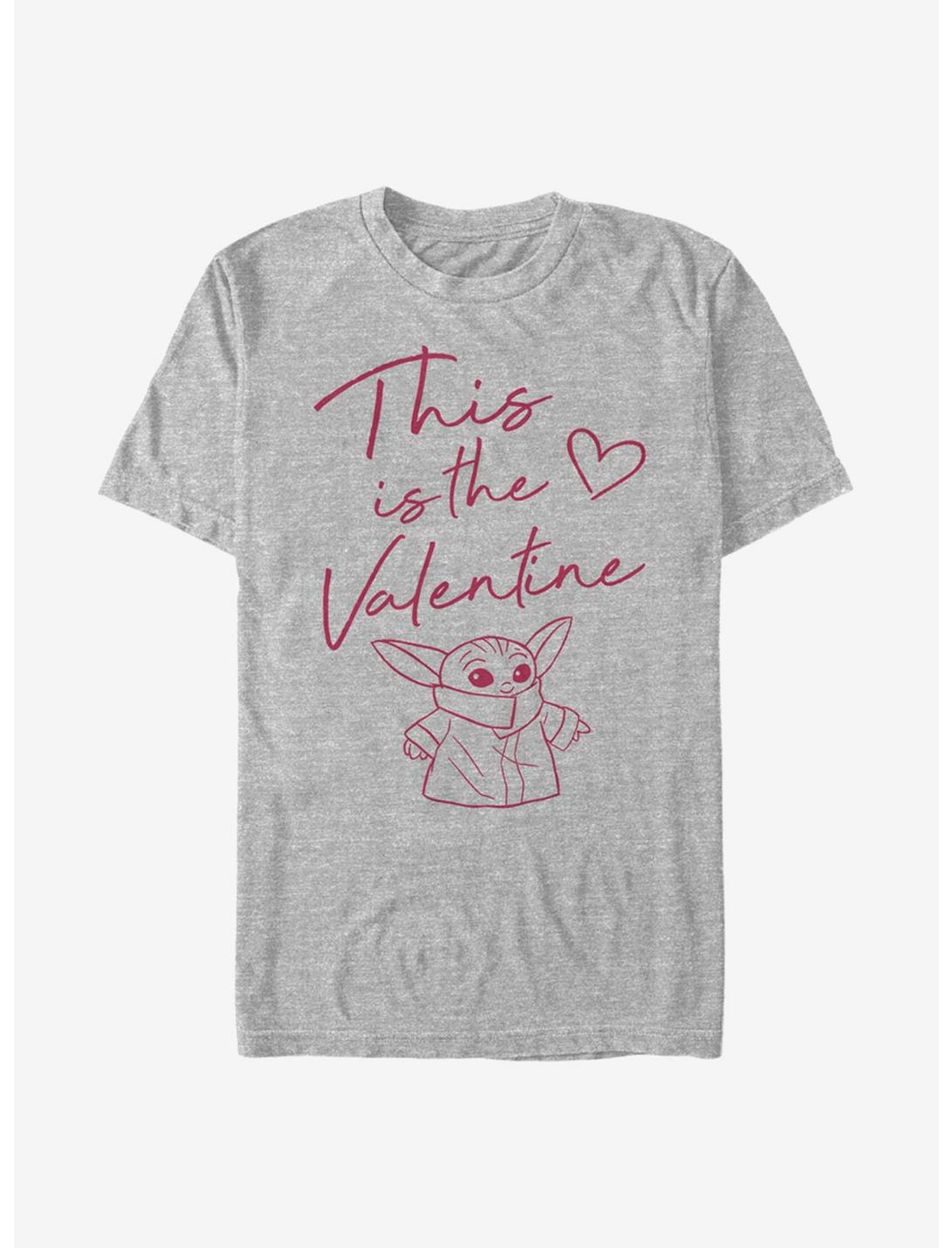 Star Wars The Mandalorian This Valentine Grogu T-Shirt, ATH HTR, hi-res