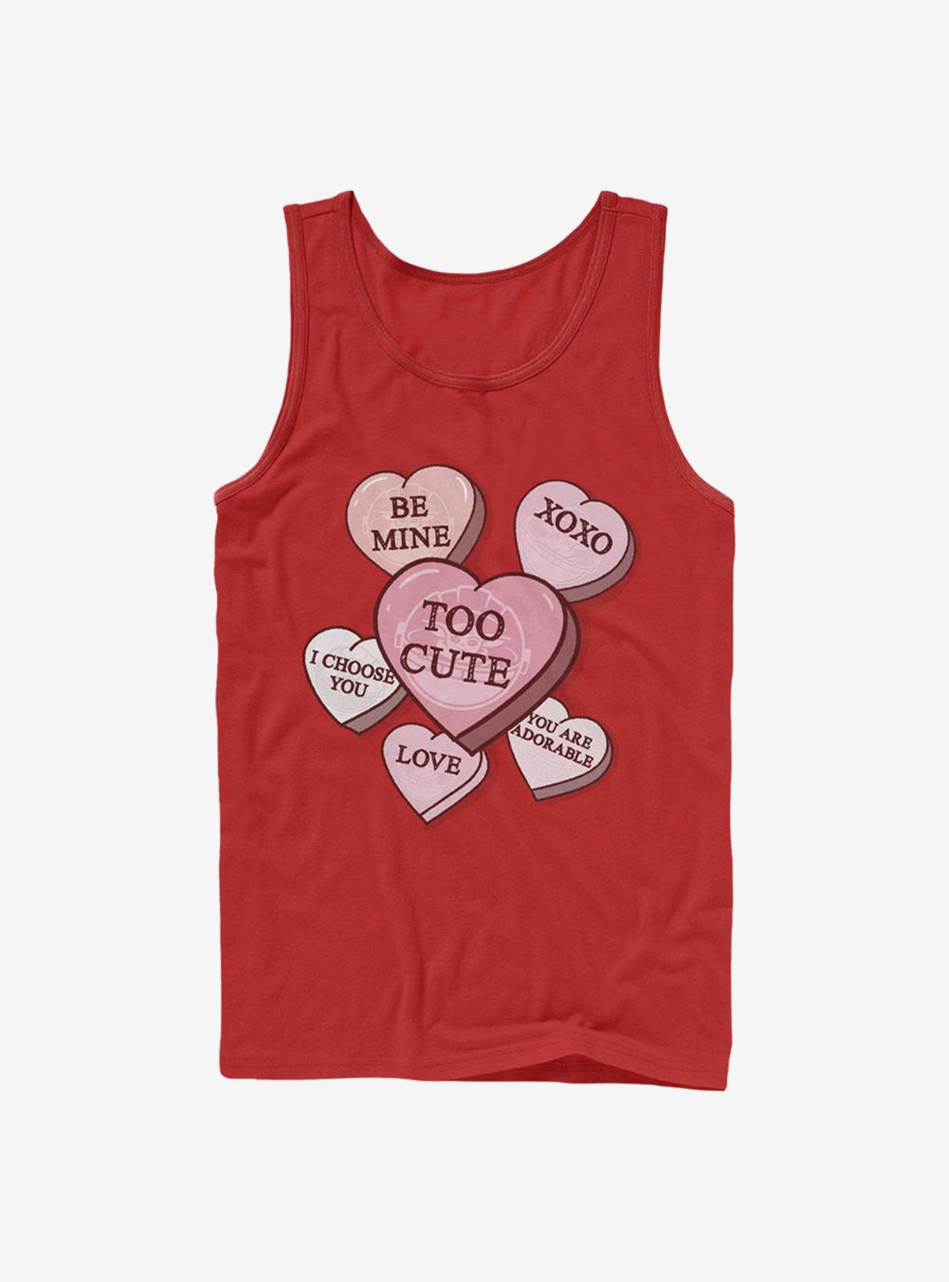 Star Wars The Mandalorian Child Candy Hearts Tank