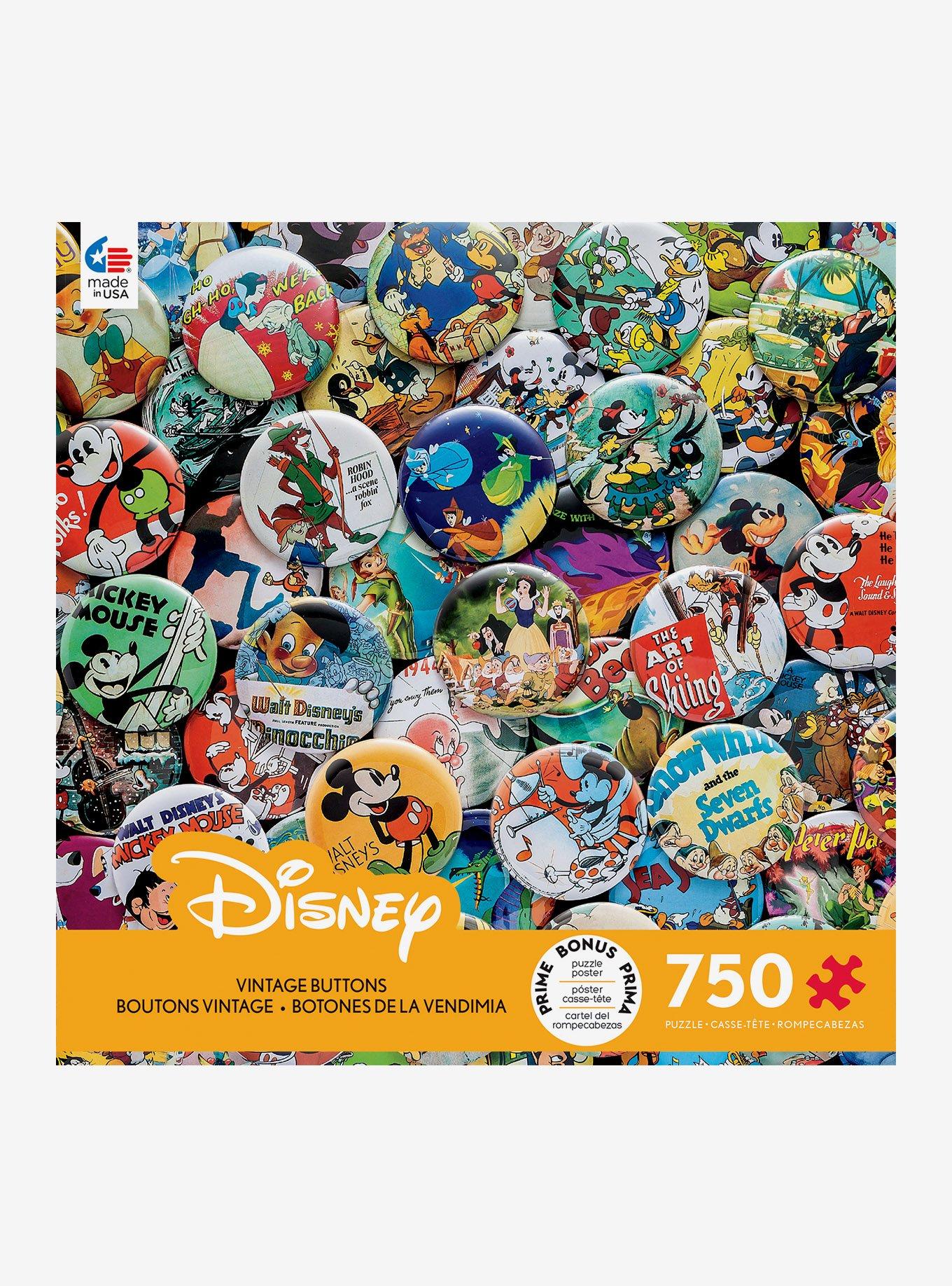 Disney Vintage Buttons Puzzle, , hi-res