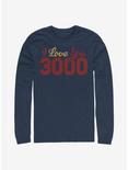 Marvel Avengers Love You 3000 Long-Sleeve T-Shirt, NAVY, hi-res