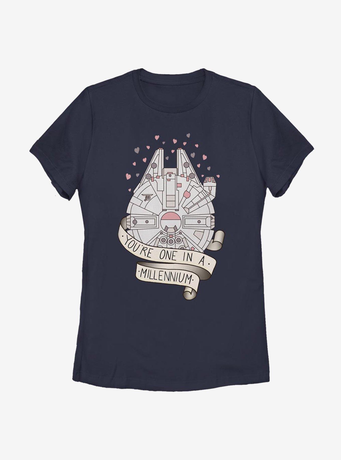 Star Wars One In A Millenium Womens T-Shirt, NAVY, hi-res view 1