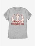 Star Wars Strong Heart Force Womens T-Shirt, ATH HTR, hi-res