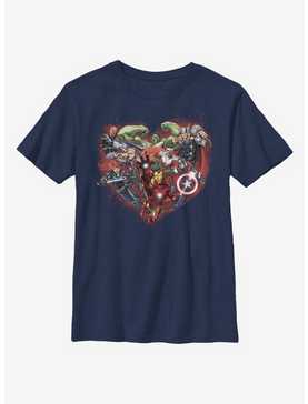 Marvel Avengers Avenger Heart Youth T-Shirt, , hi-res