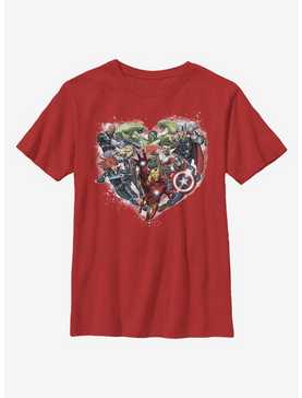 Marvel Avengers Avenger Heart Youth T-Shirt, , hi-res