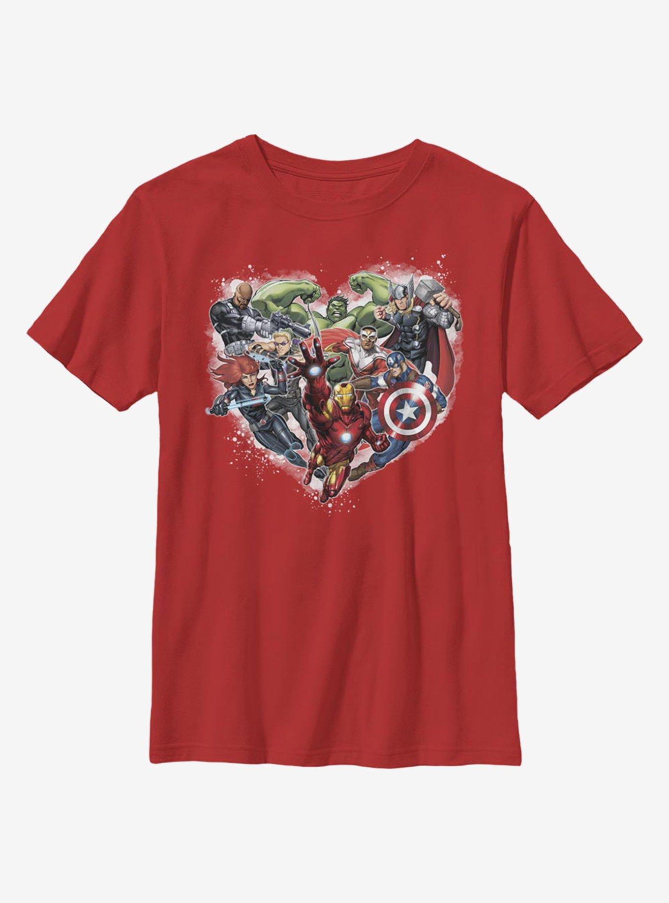Marvel Avengers Avenger Heart Youth T-Shirt, , hi-res