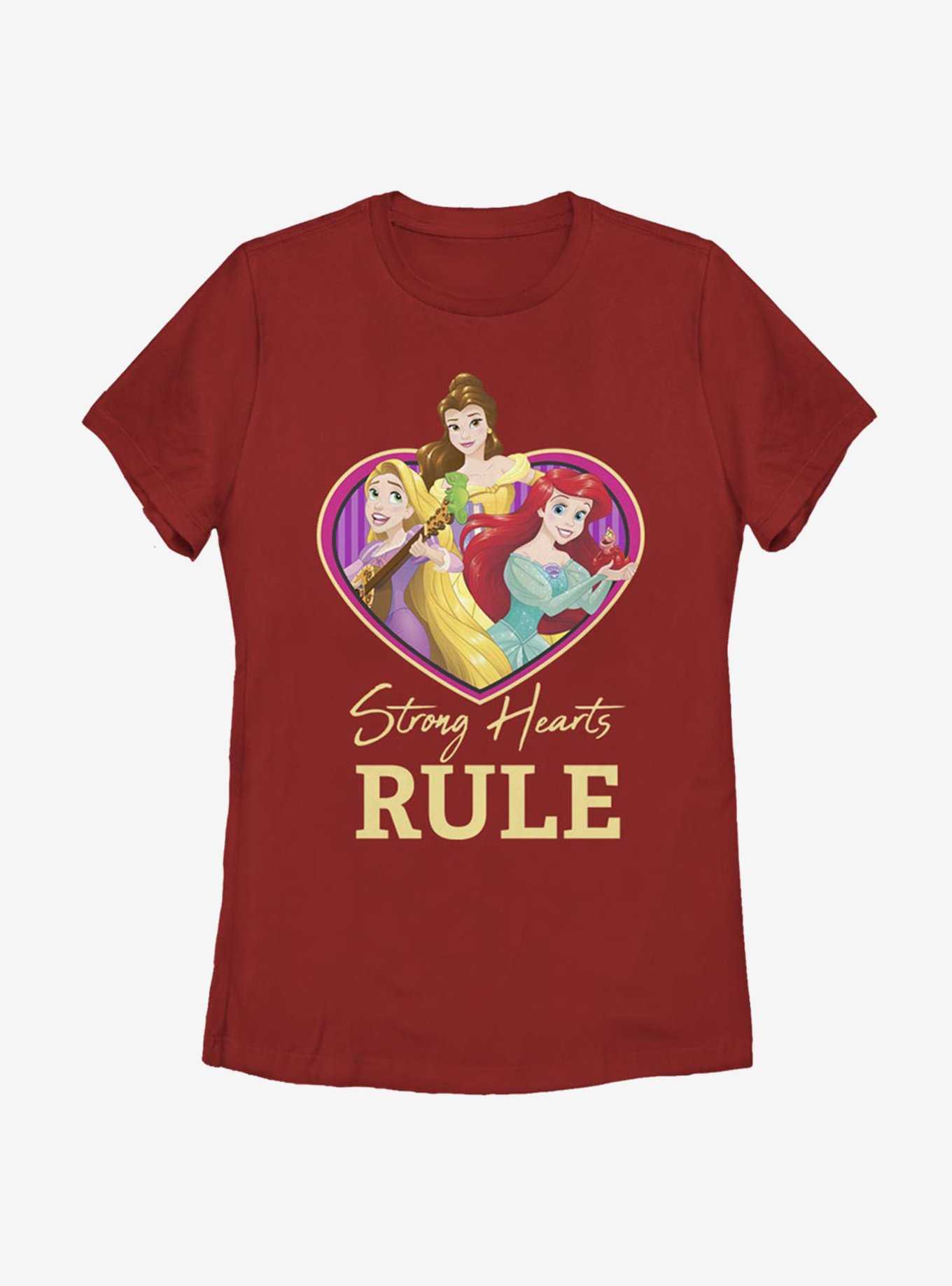 Disney Princesses Strong Heart Rule Womens T-Shirt, , hi-res