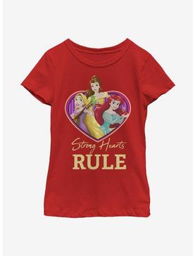 Disney Princesses Strong Hearts Rule Youth Girls T-Shirt, , hi-res