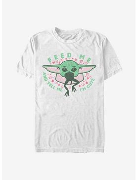 Star Wars The Mandalorian The Child Feed Me And Tell Me I'm Cute T-Shirt, , hi-res