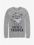 Star Wars Trooper Love Long-Sleeve T-Shirt, ATH HTR, hi-res