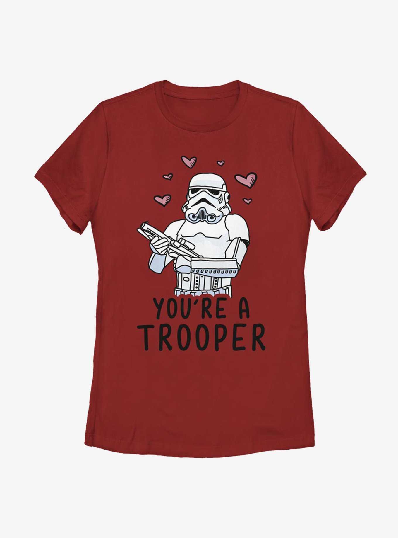 Star Wars Trooper Love Womens T-Shirt, , hi-res