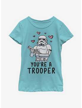 Star Wars Trooper Love Youth Girls T-Shirt, , hi-res