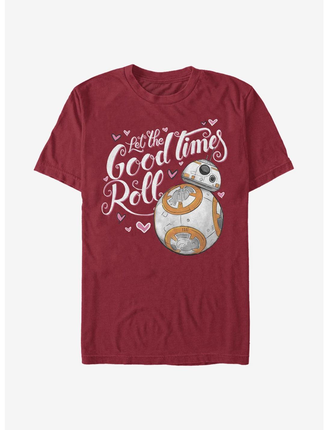 Star Wars Good Times Heart T-Shirt, CARDINAL, hi-res