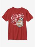 Star Wars Good Times Heart Youth T-Shirt, RED, hi-res