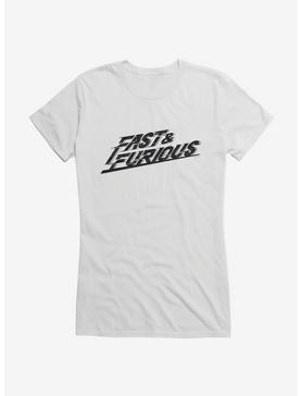 Fast And Furious Fast Font Girls T-Shirt, WHITE, hi-res