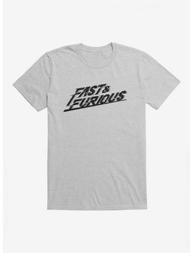 Fast And Furious Fast Font T-Shirt, HEATHER GREY, hi-res