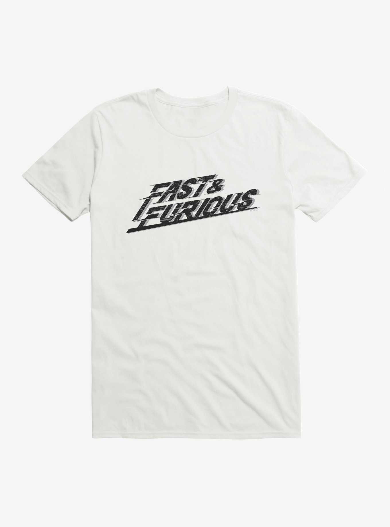 Fast And Furious Fast Font T-Shirt, WHITE, hi-res