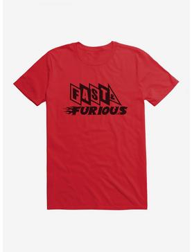 Fast And Furious Flame Font T-Shirt, , hi-res