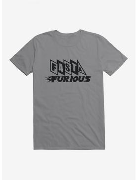 Fast And Furious Flame Font T-Shirt, STORM GREY, hi-res