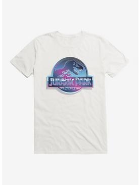 Jurassic World Metal Logo T-Shirt, WHITE, hi-res