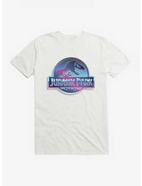 Jurassic World Metal Logo T-Shirt, WHITE, hi-res