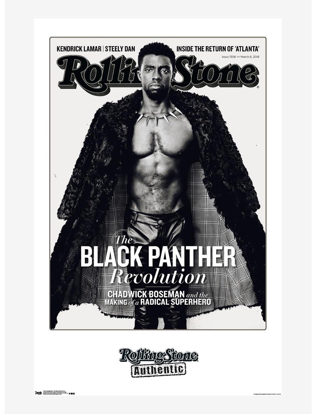 Rolling Stone Chadwick Boseman Poster, , hi-res