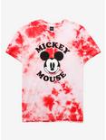 Disney Mickey Mouse Red Tie-Dye Oversized T-Shirt, MULTI, hi-res