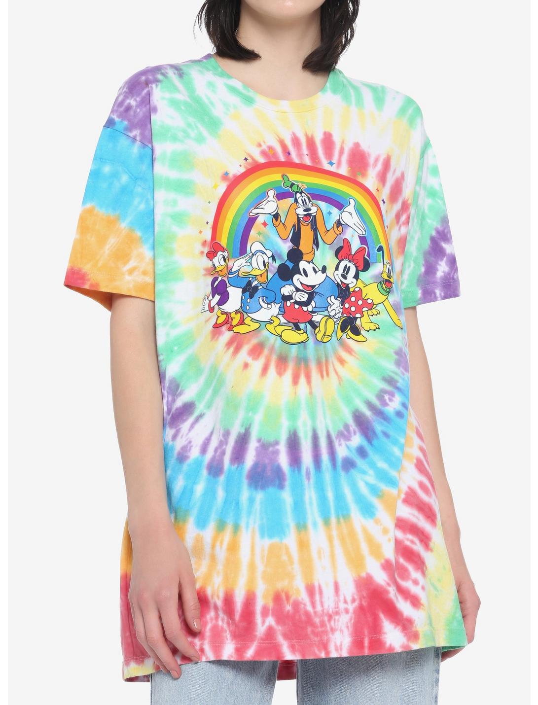 Disney The Sensational Six Rainbow Tie-Dye Oversized T-Shirt, MULTI, hi-res