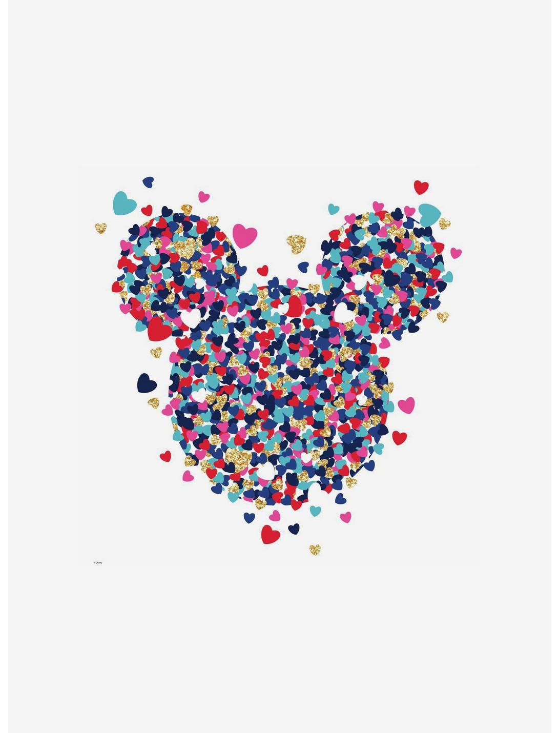 Disney Minnie Mouse Heart Confetti Peel & Stick Giant Wall Decals, , hi-res