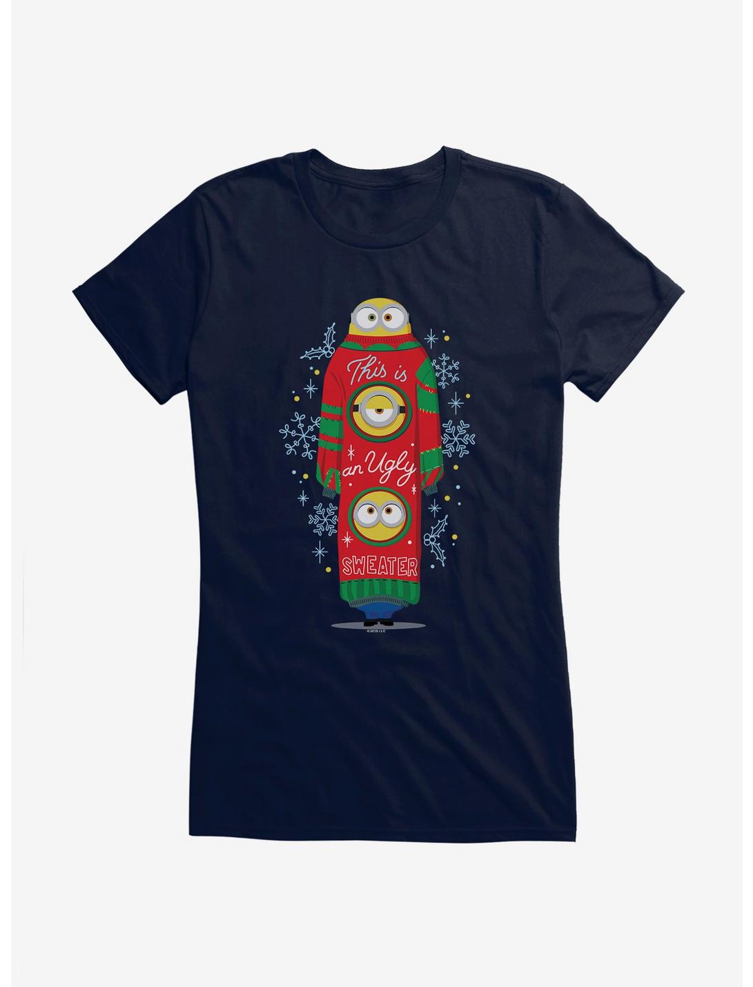 Minions Ugly Sweater Trio Girls T-Shirt, , hi-res