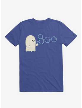 Boobbles Ghost Blowing Bubbles Royal Blue T-Shirt, , hi-res