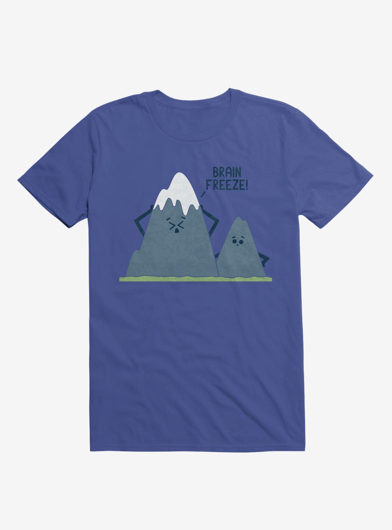 Brain Freeze! Mount Everest Royal Blue T-Shirt, ROYAL, hi-res