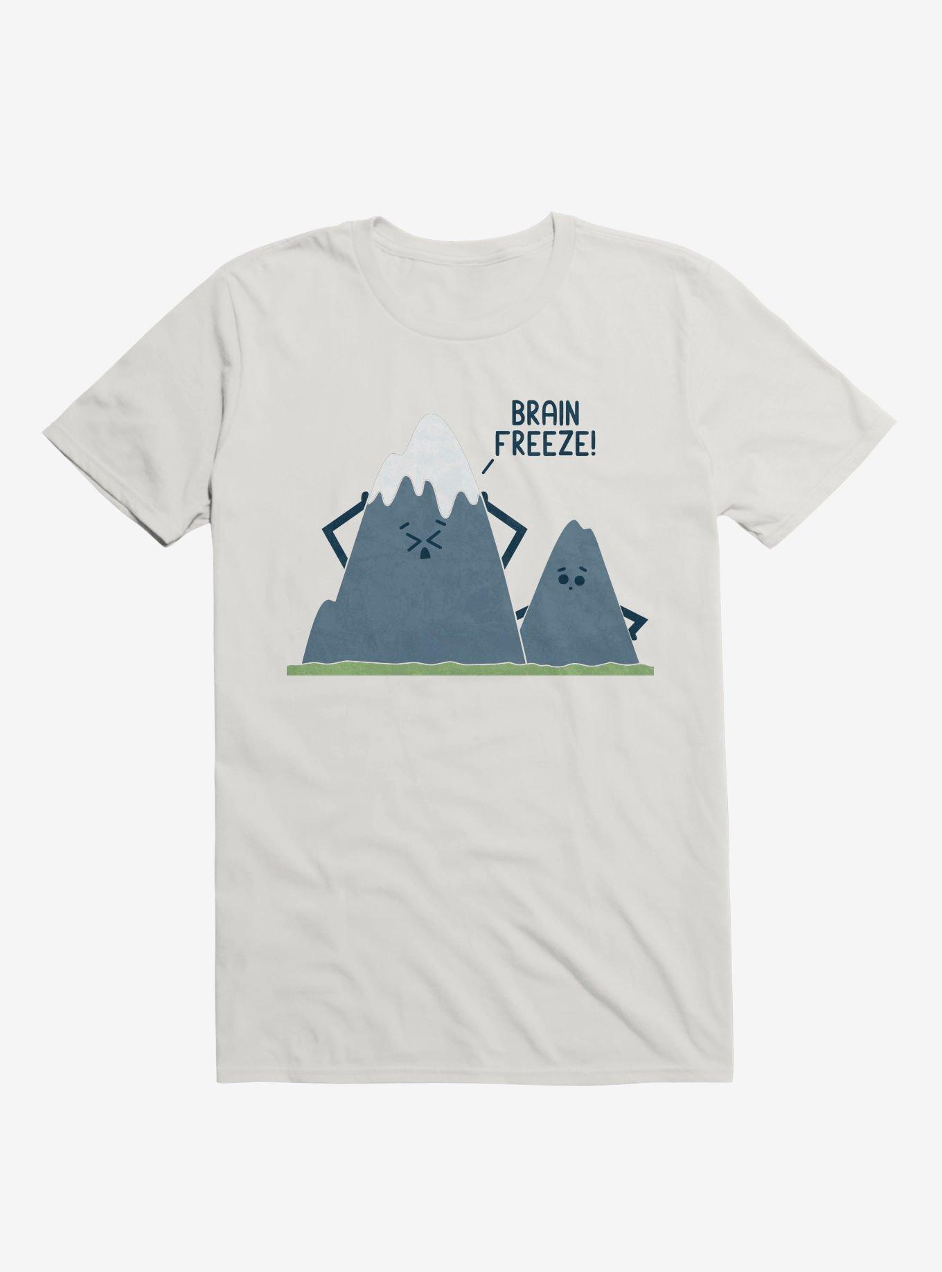 Brain Freeze! Mount Everest White T-Shirt, WHITE, hi-res