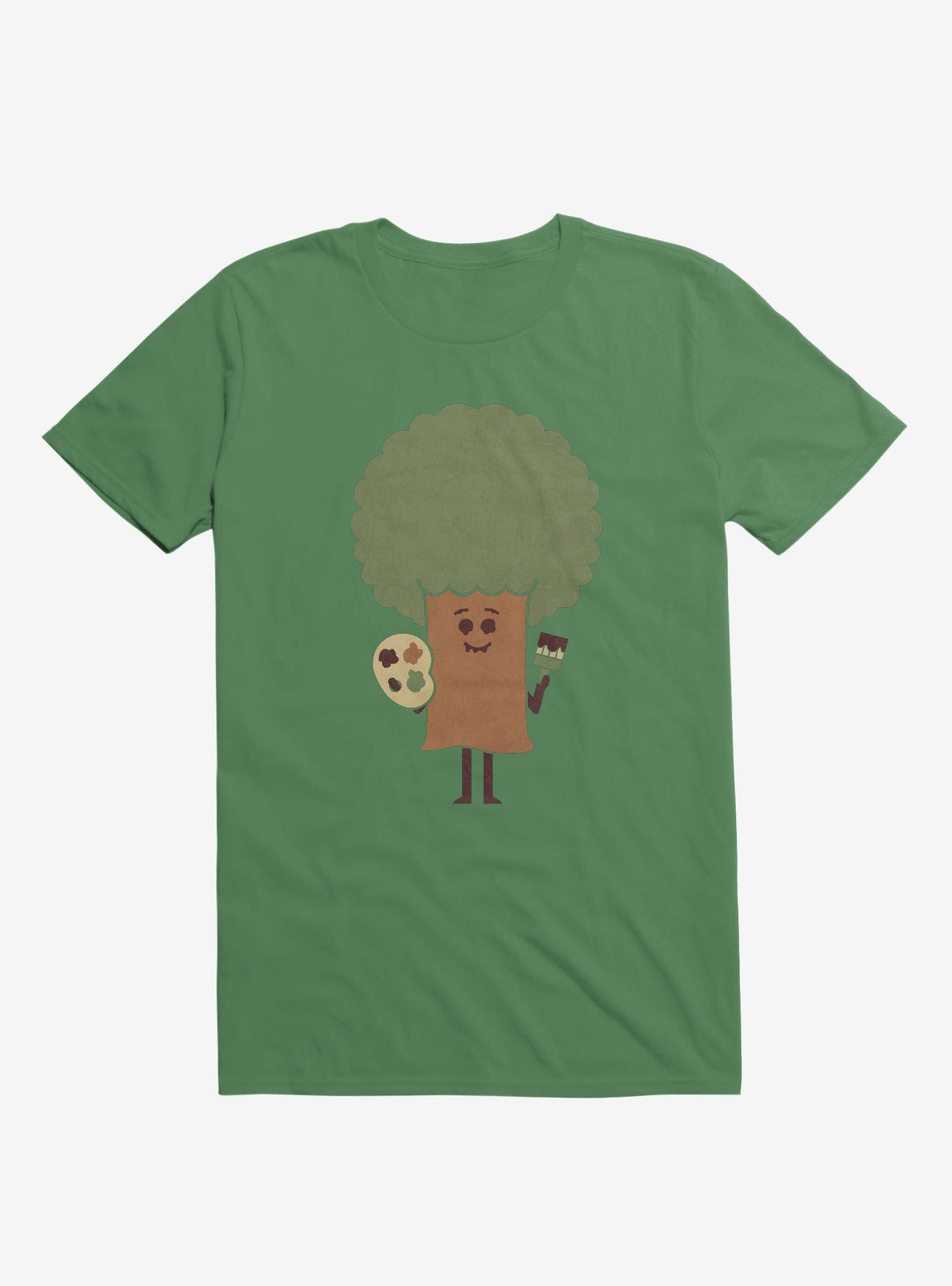 Happy Tree Painter Irish Green T-Shirt, , hi-res