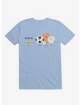 Sports Balls Playing Hide And Seek Light Blue T-Shirt, , hi-res