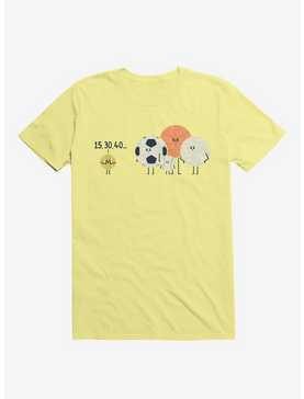 Sports Balls Playing Hide And Seek Corn Silk Yellow T-Shirt, , hi-res