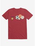 Sports Balls Playing Hide And Seek Red T-Shirt, RED, hi-res